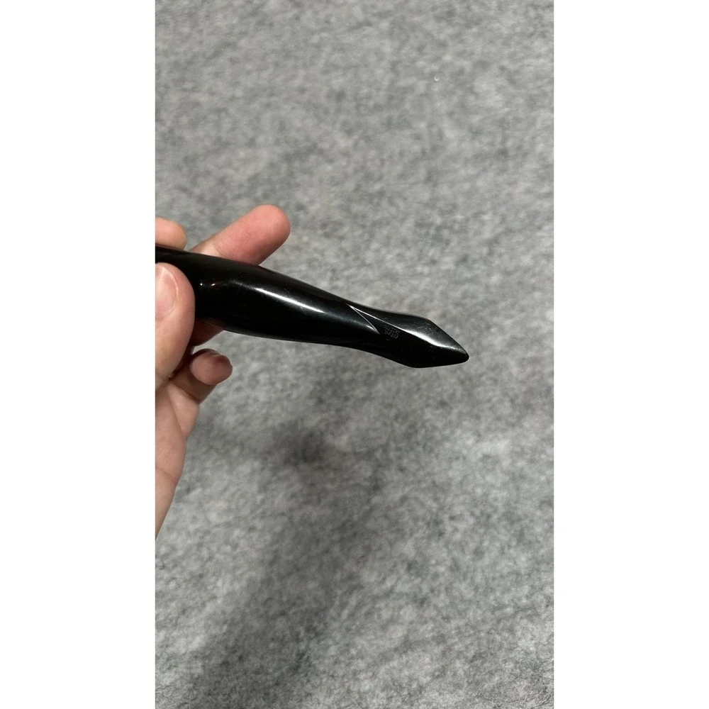 Vintage Cutco 1726 Turning 3 Prong Fork Dark Brown Swirl/Black Handle 11
